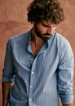 Benny Seersucker Shirt|Sézane Discount