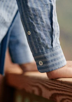 Benny Seersucker Shirt|Sézane Discount