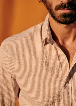 Charlie Seersucker Shirt|Sézane Sale