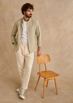 Coton Linen Seersucker Charlie Shirt|Sézane Flash Sale