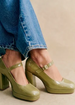 Georgia High Heeled Mary Janes|Sézane Outlet