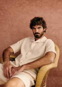 Holt Gaufrée Shirt|Sézane Clearance