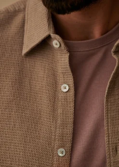Lars Waffle Shirt|Sézane Store