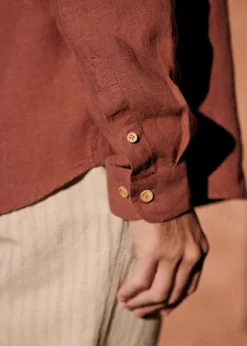 Linen Charlie Shirt|Sézane Outlet