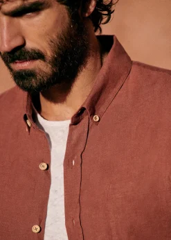 Linen Charlie Shirt|Sézane Outlet
