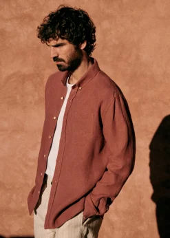Linen Charlie Shirt|Sézane Outlet