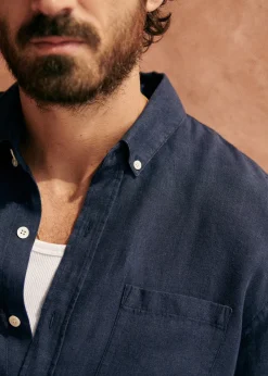 Linen Charlie Shirt|Sézane Outlet