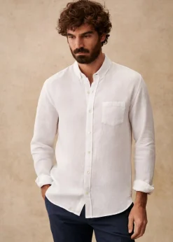 Linen Charlie Shirt|Sézane Outlet