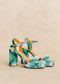 Maribel High Sandals - X Momonì|Sézane Shop