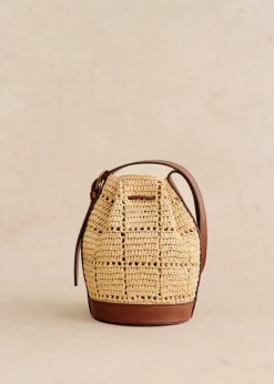 Mini Farrow Raphia Bucket|Sézane Best