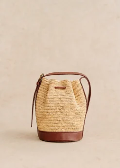 Mini Farrow Raphia Bucket|Sézane Best
