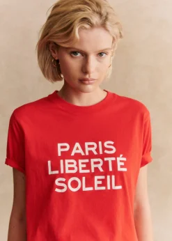 Paris Liberté Soleil T-Shirt|Sézane New