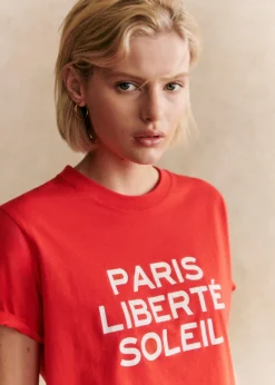 Paris Liberté Soleil T-Shirt|Sézane New