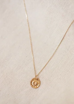 Sara Pendant 9-carat Gold - Letters I To P|Sézane Fashion