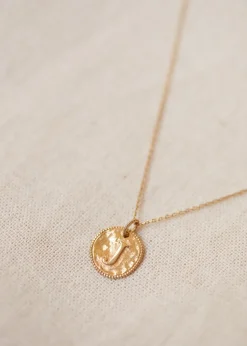 Sara Pendant 9-carat Gold - Letters I To P|Sézane Fashion