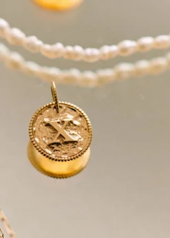 Sara Pendant 9-carat Gold - Letters Q To Z|Sézane Online
