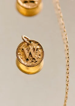Sara Pendant 9-carat Gold - Letters Q To Z|Sézane Online