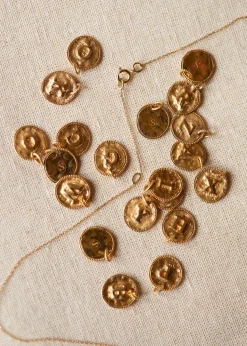 Sara Pendant 9-carat Gold - Letters Q To Z|Sézane Online